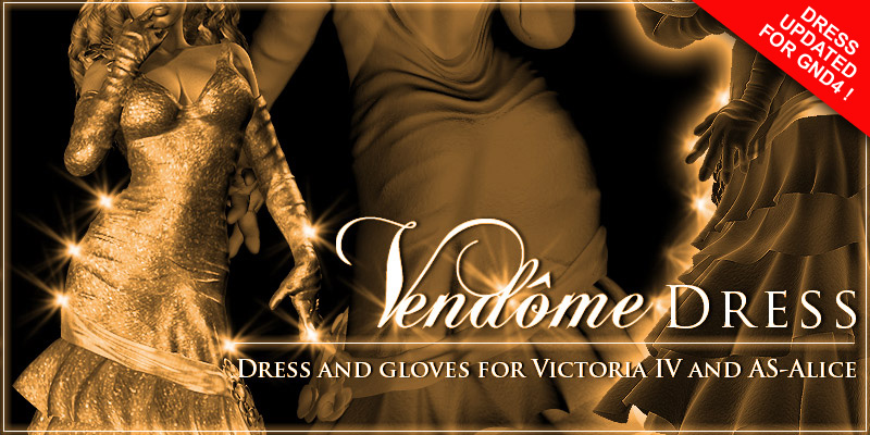 Vendome dress for AS-Alice & GND4 by N/A