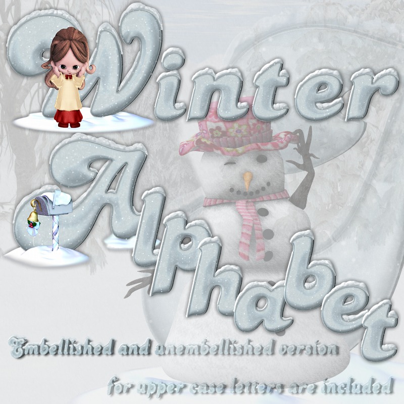Winter Alphabet by N/A