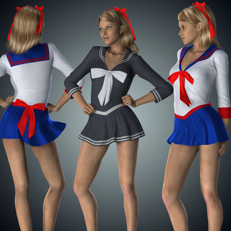 Hongyu's SchoolGirl 2 for V4 by N/A