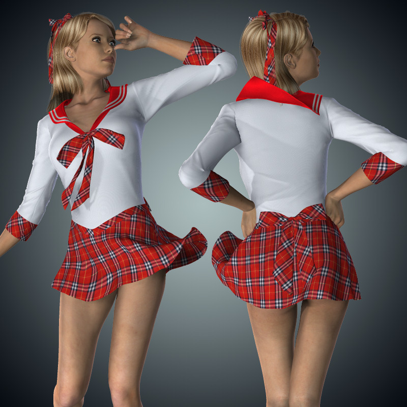 Hongyu's SchoolGirl 2 for V4 by N/A