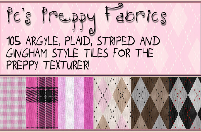 Pc's Preppy Fabrics by N/A