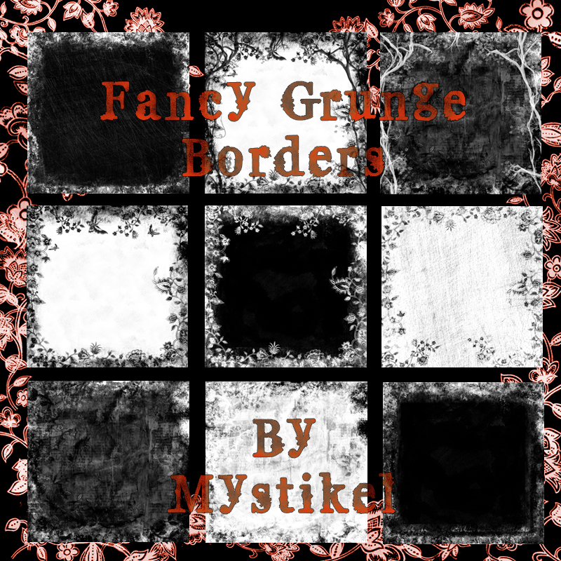 Pretty Grunge Borders by N/A