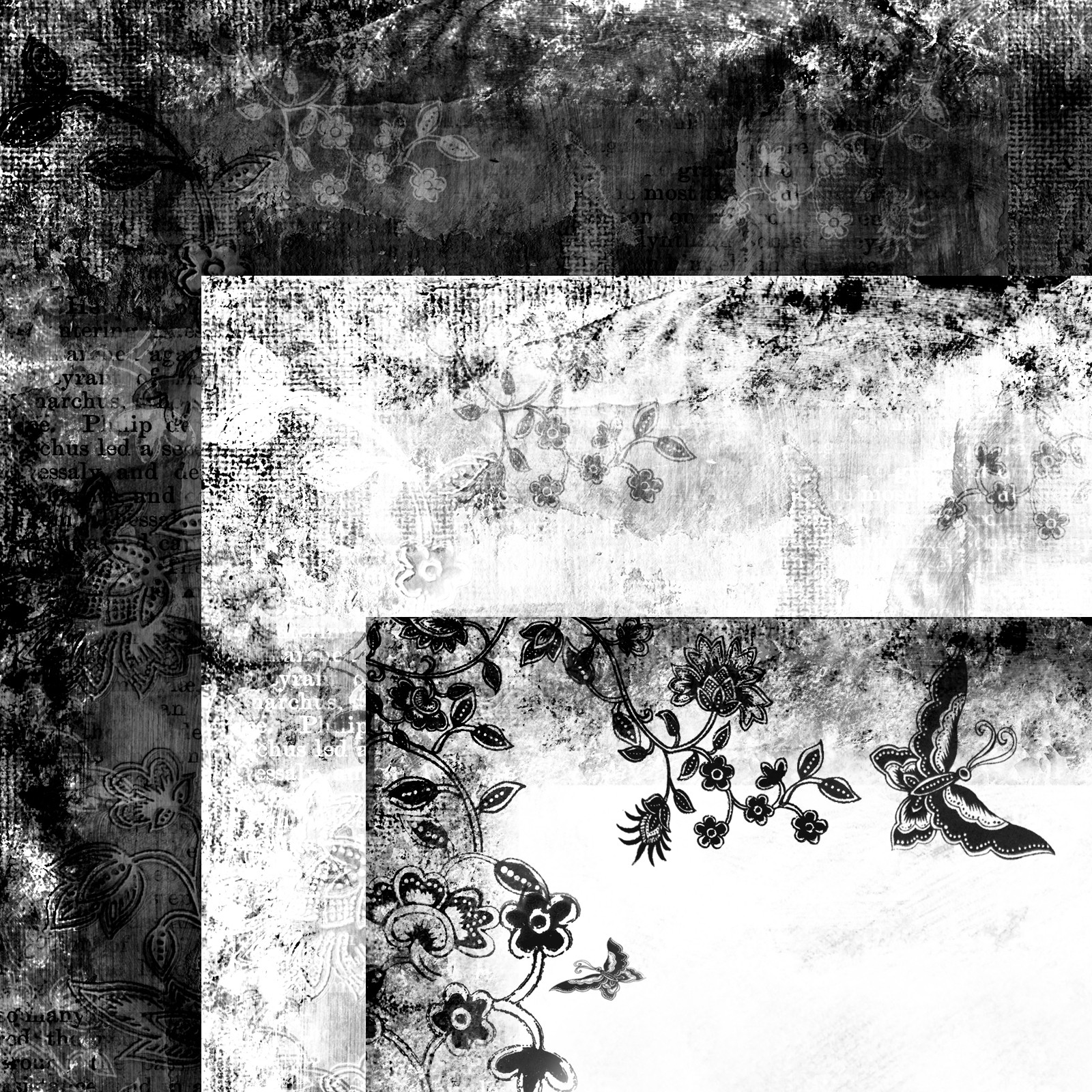 Pretty Grunge Borders by N/A
