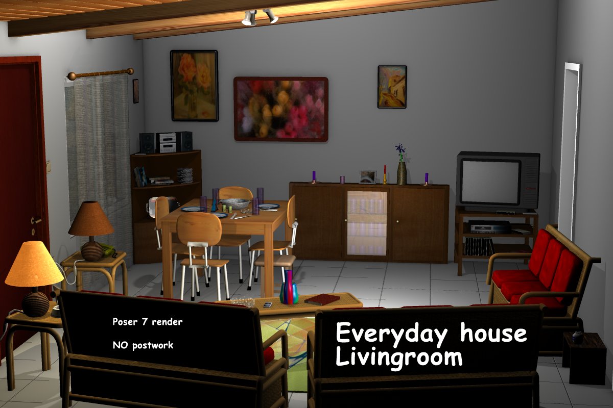 Everyday house - Livingroom by N/A