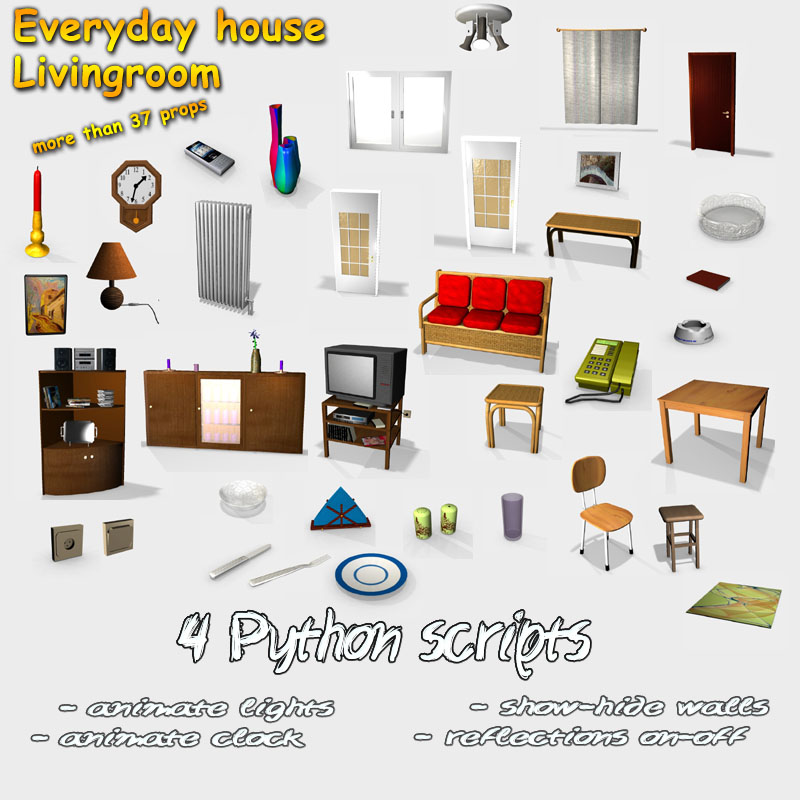 Everyday house - Livingroom by N/A