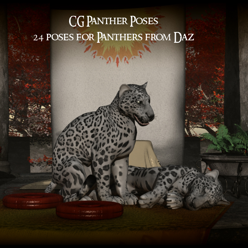 CG Panther Poses by N/A