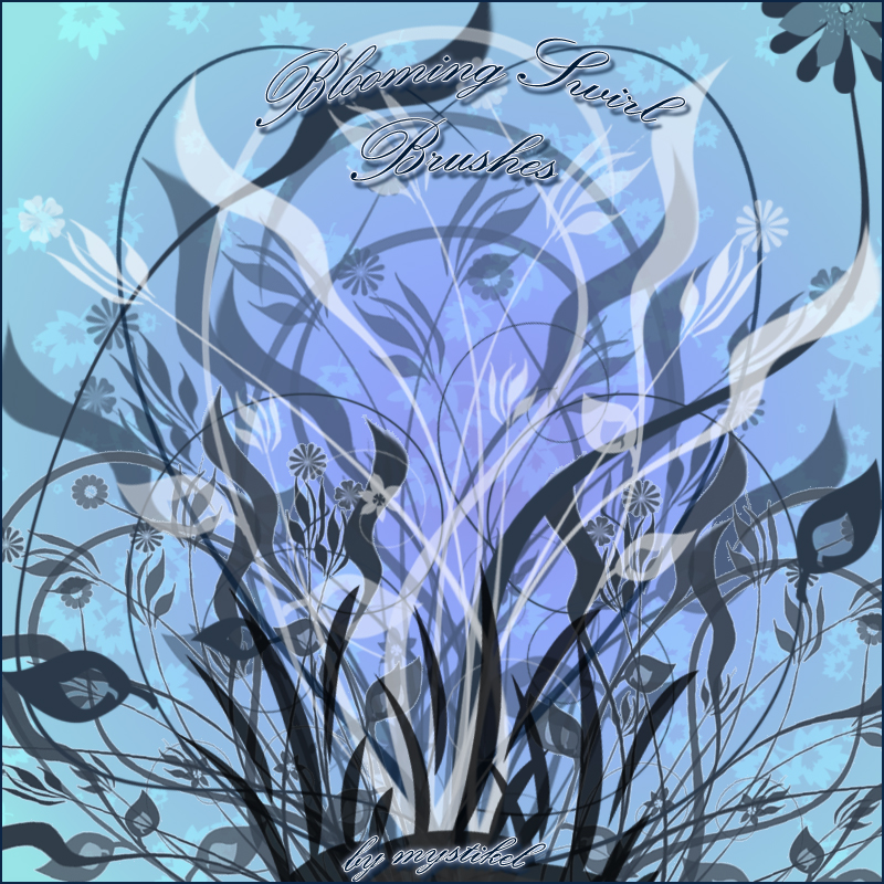 Blooming Swirl Brushes by N/A