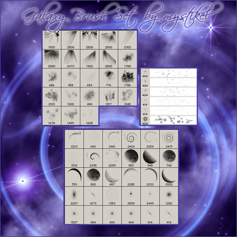 Galaxy Brushes by N/A