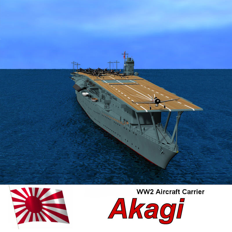 WW2 Aircraft Carrier Akagi by N/A