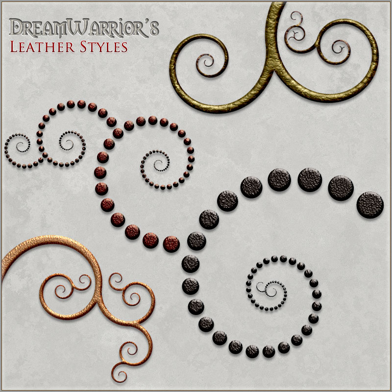 DW - Leather Styles for Photoshop by N/A
