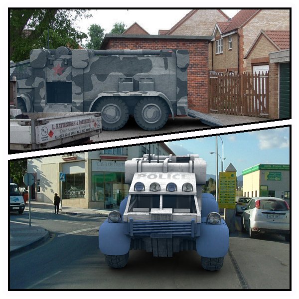 Sci-Fi Truck - Heavy Duty (for Poser) by N/A