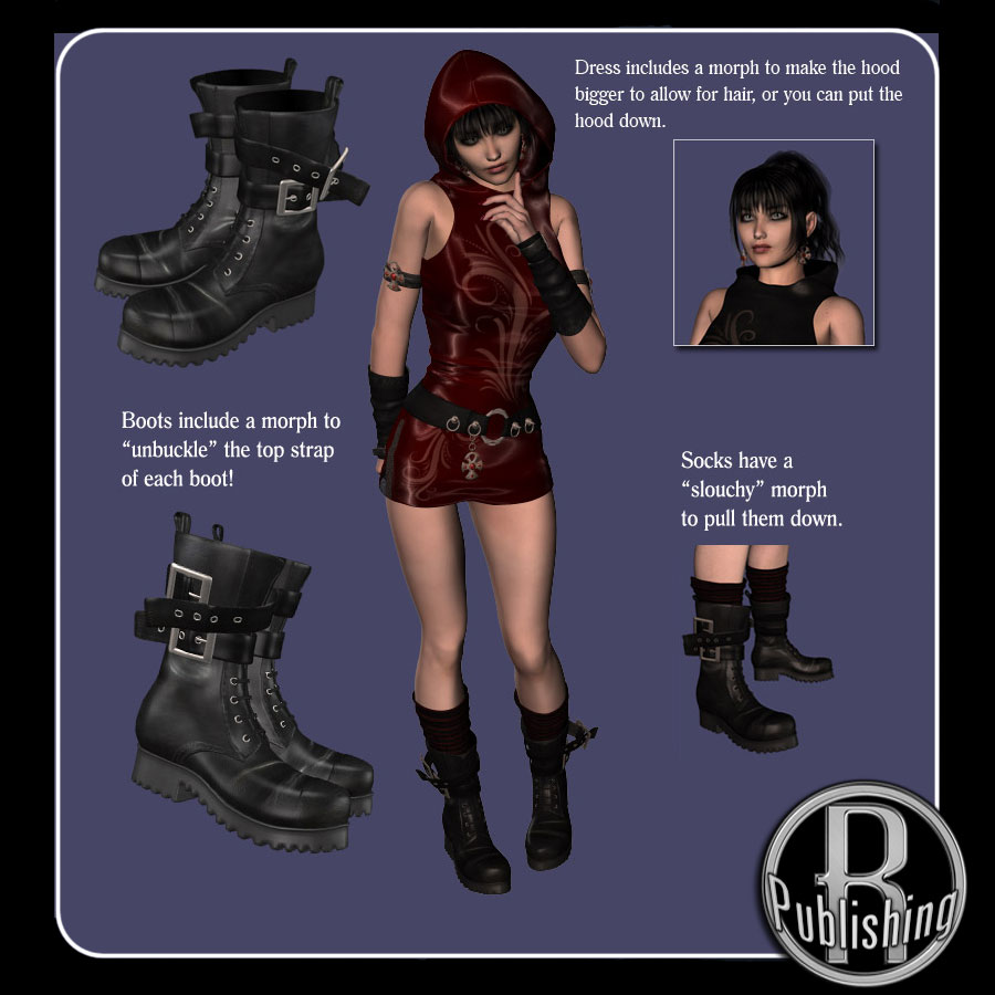 Rogue Lore Dress V4 & A4 by N/A
