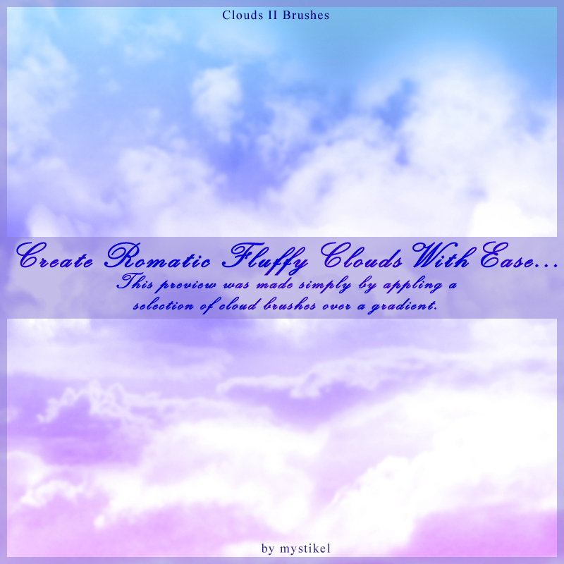 Clouds II brushes by Mystikel by N/A