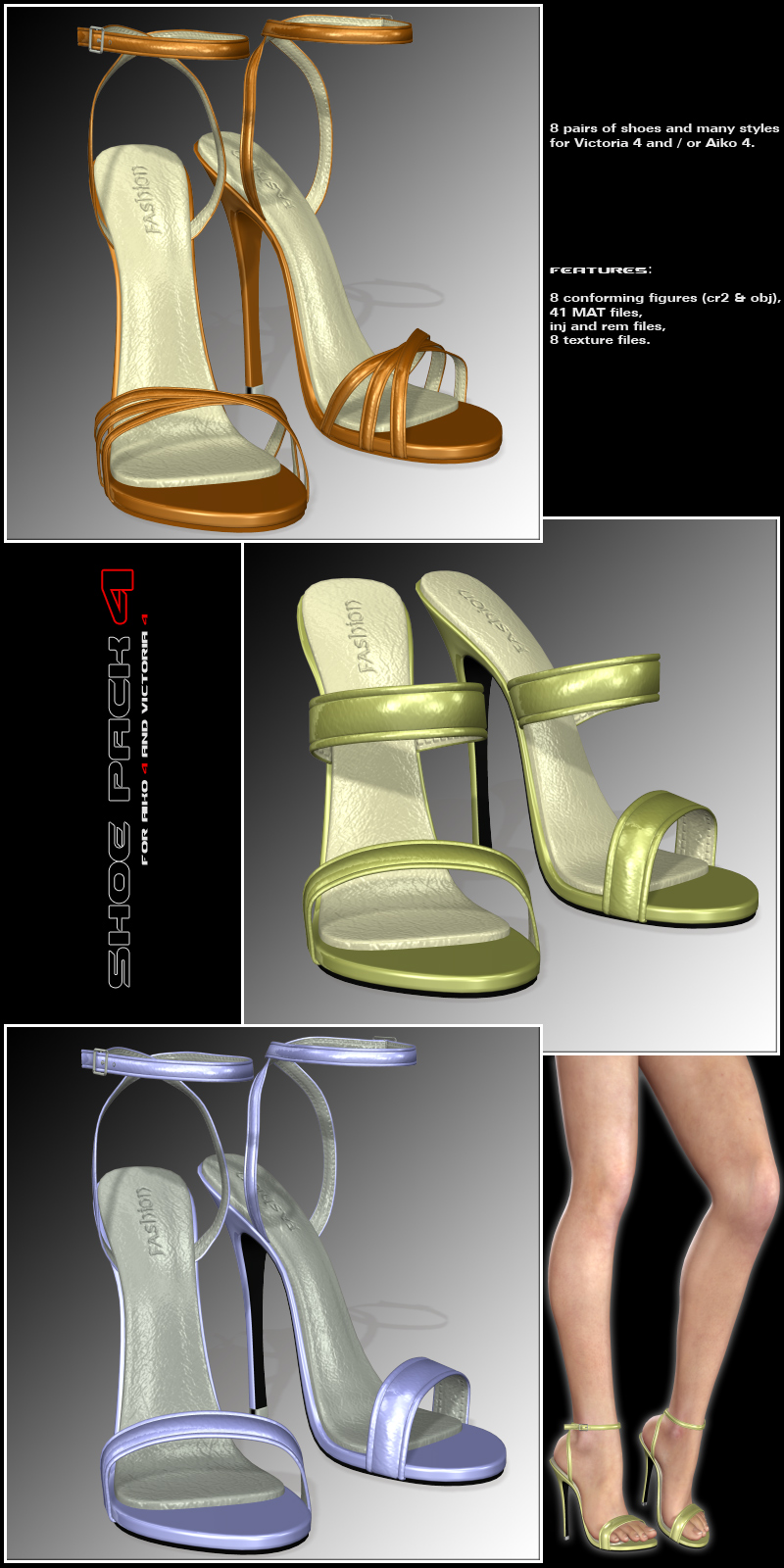 Shoe Pack4 for V4/A4 by N/A