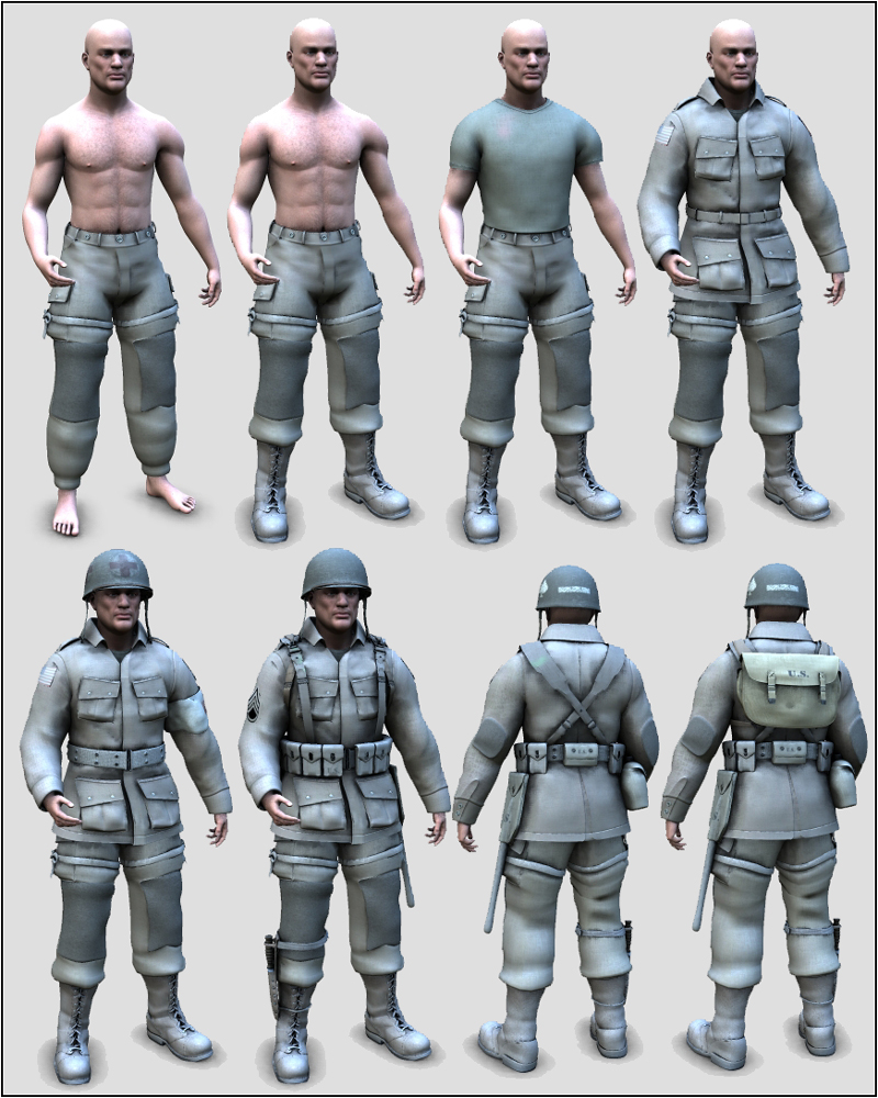 WW2 USA airborne by N/A