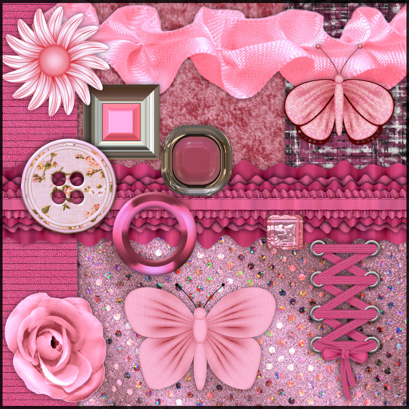 Fabric Merchant Resource Kit - Vol.3 : Strawberry Daiquiri by N/A