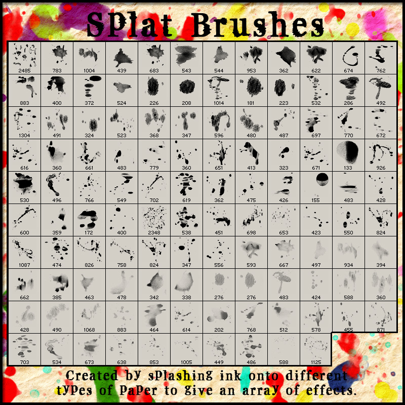 SPLAT Brushes by N/A