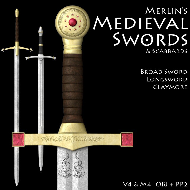 Merlin's Medieval Swords by N/A
