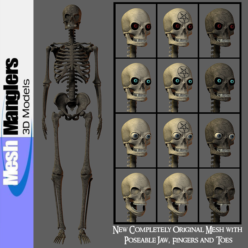 Skeleton Bones Pack by N/A