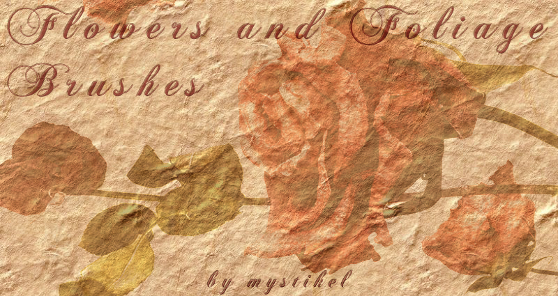 Flower and leaf brushes by N/A