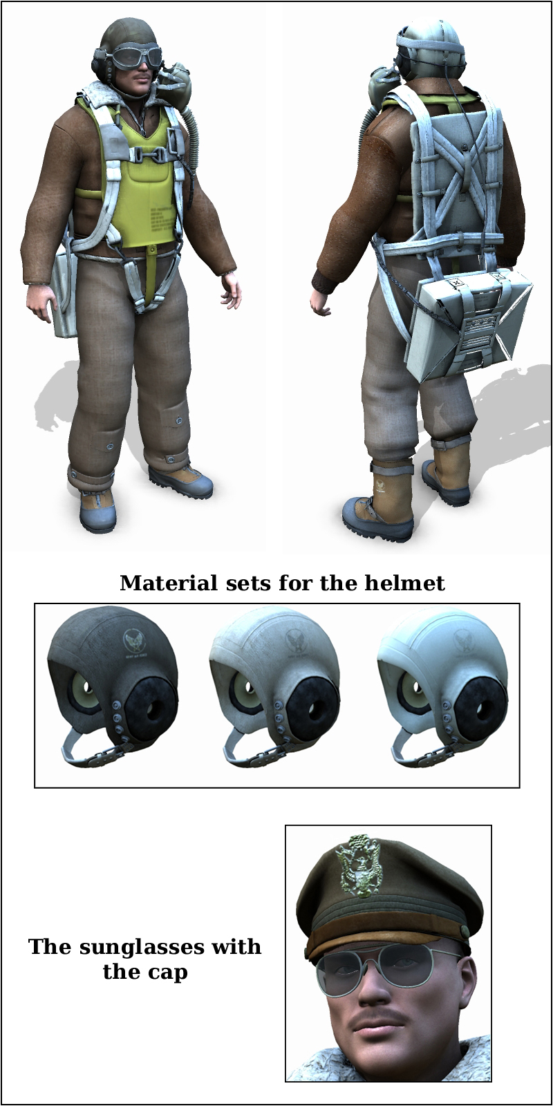 WW2 USAAF pilot pack by N/A
