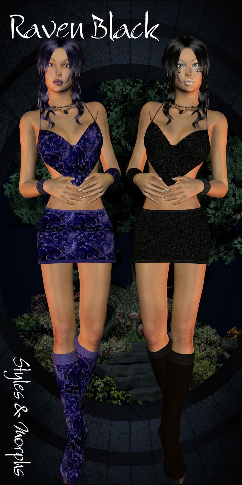 Raven Black Styles & Morphs by N/A