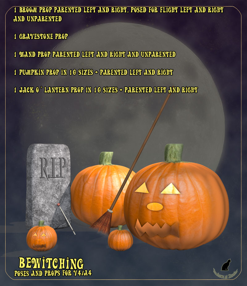 Bewitching Pinup Poses and Props by N/A