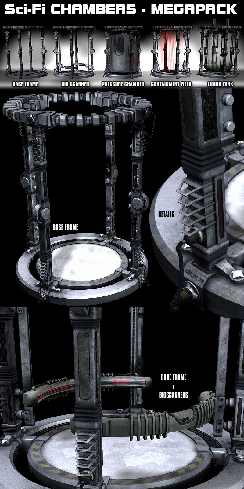 Sci-Fi Chambers MEGAPACK by N/A