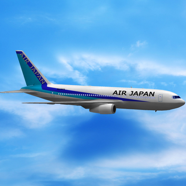 Airliner 767 (Poser, OBJ, Vue & 3DS) by N/A