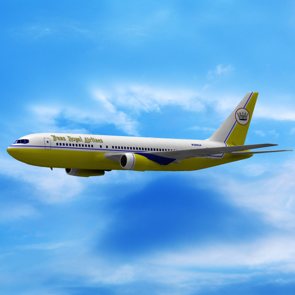 Airliner 767 (Poser, OBJ, Vue & 3DS) by N/A