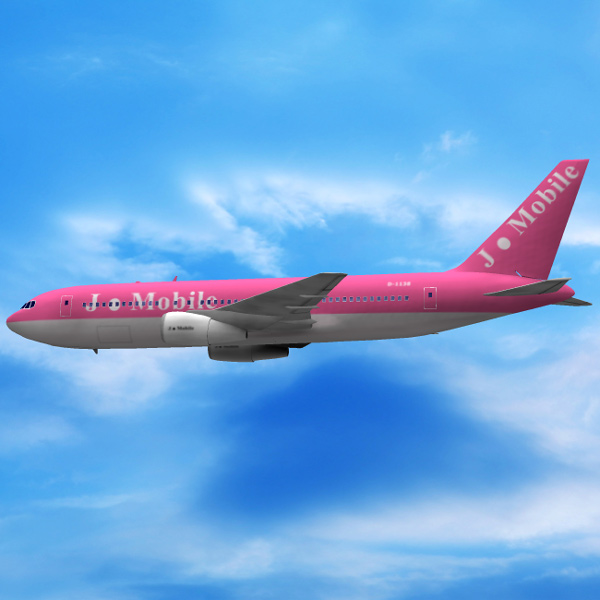 Airliner 767 (Poser, OBJ, Vue & 3DS) by N/A