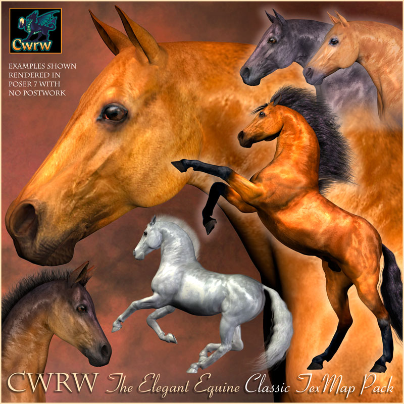 CWRW The Elegant Equine: Classic TexMap Pack by N/A