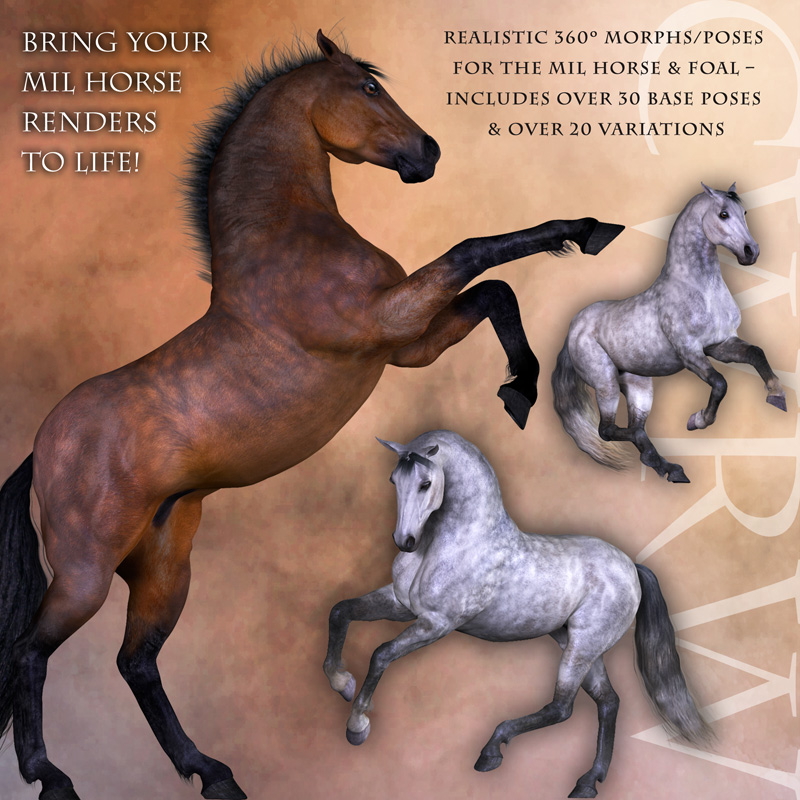 CWRW The Elegant Equine: Pose Pack 1 by N/A
