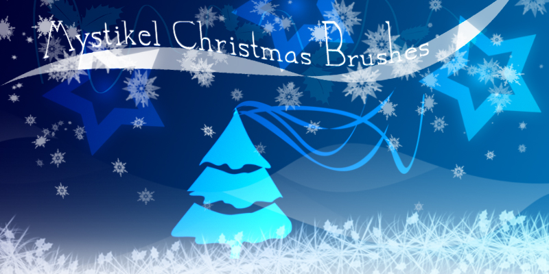 Christmas brushes by N/A