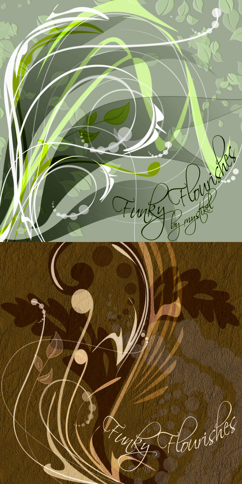 Funky Flourish Brushes by N/A