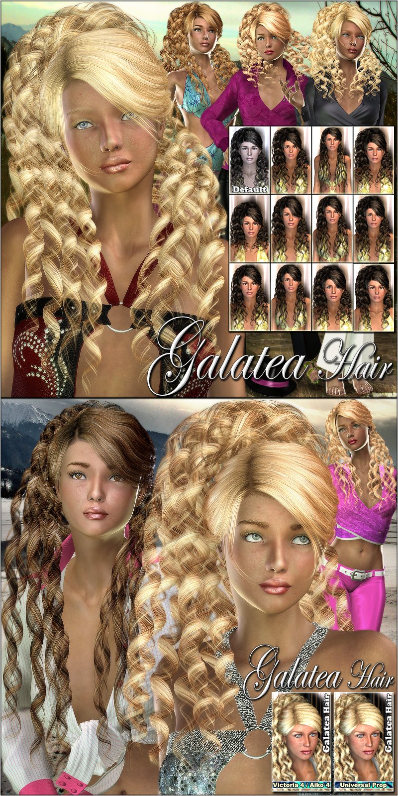 Galatea Hair by N/A