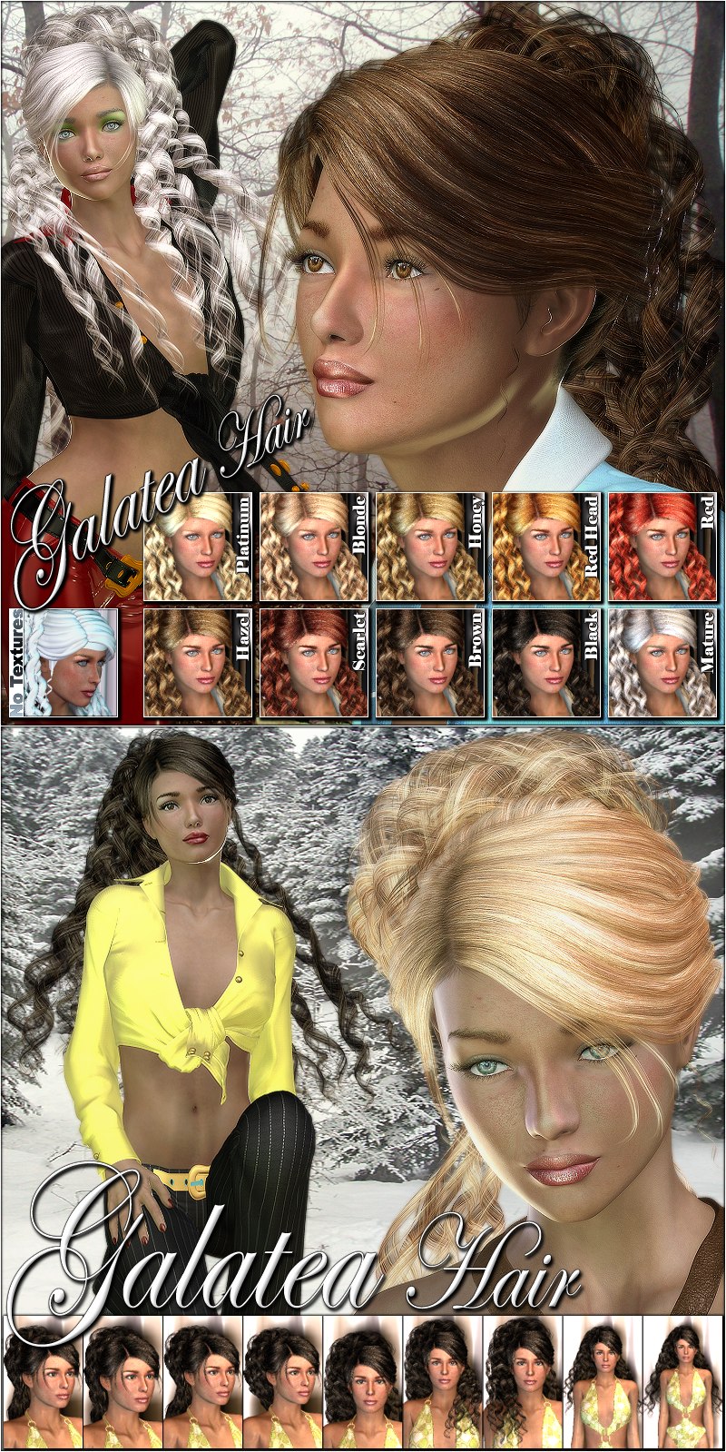 Galatea Hair by N/A