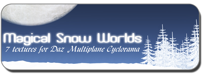 MAGICAL SNOW WORLDS for Multiplane Cyclorama by N/A