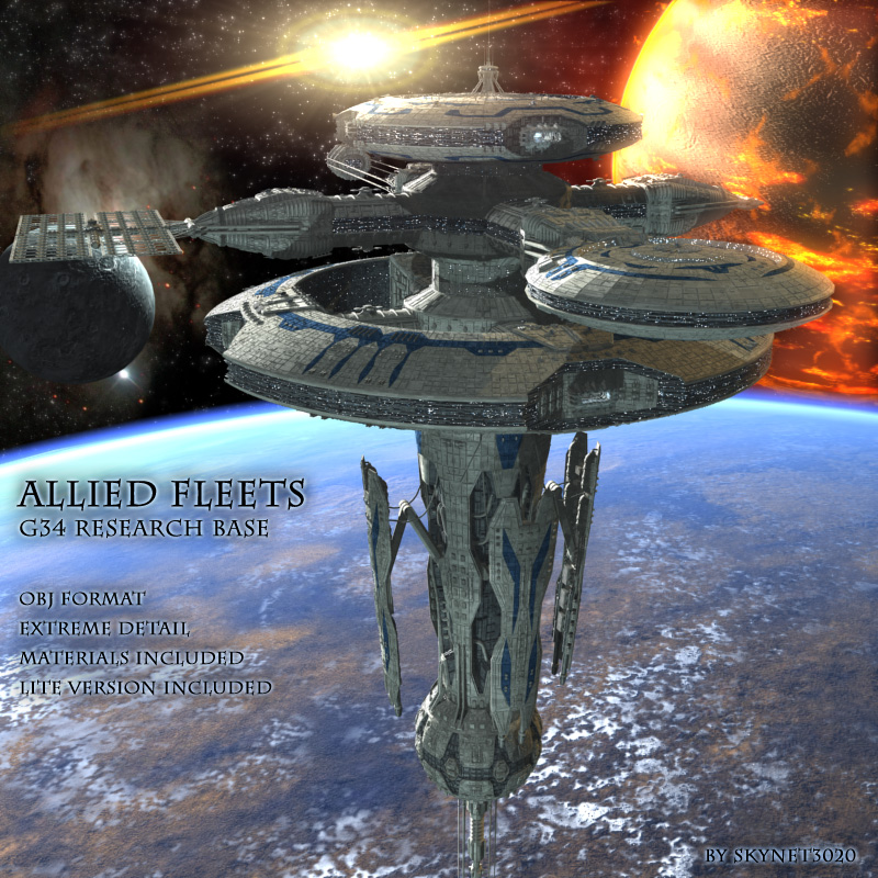 Allied Fleets G34 Research Base by N/A
