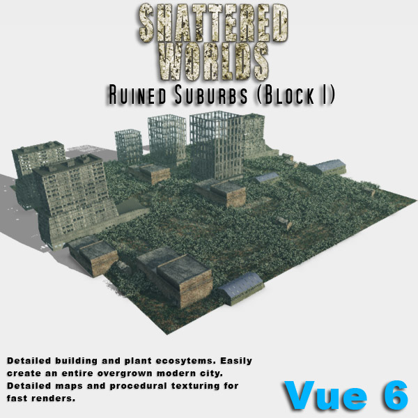 SW Ruined Suburbs Block 1 by N/A