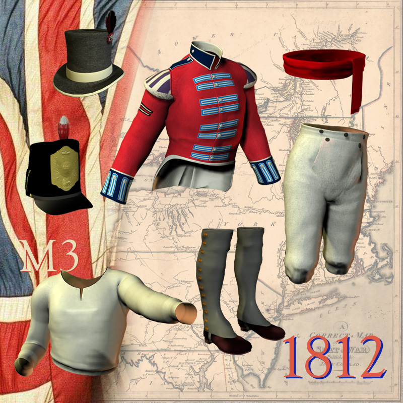 1812 British Army Uniform by N/A
