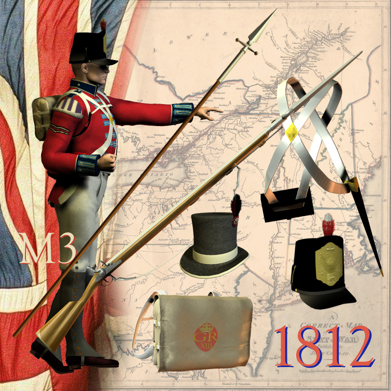 1812 British Army Uniform by N/A