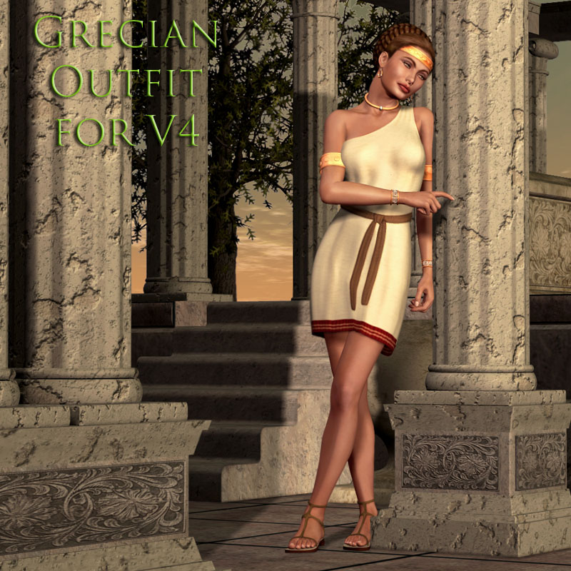 V4 Grecian Outfit by N/A