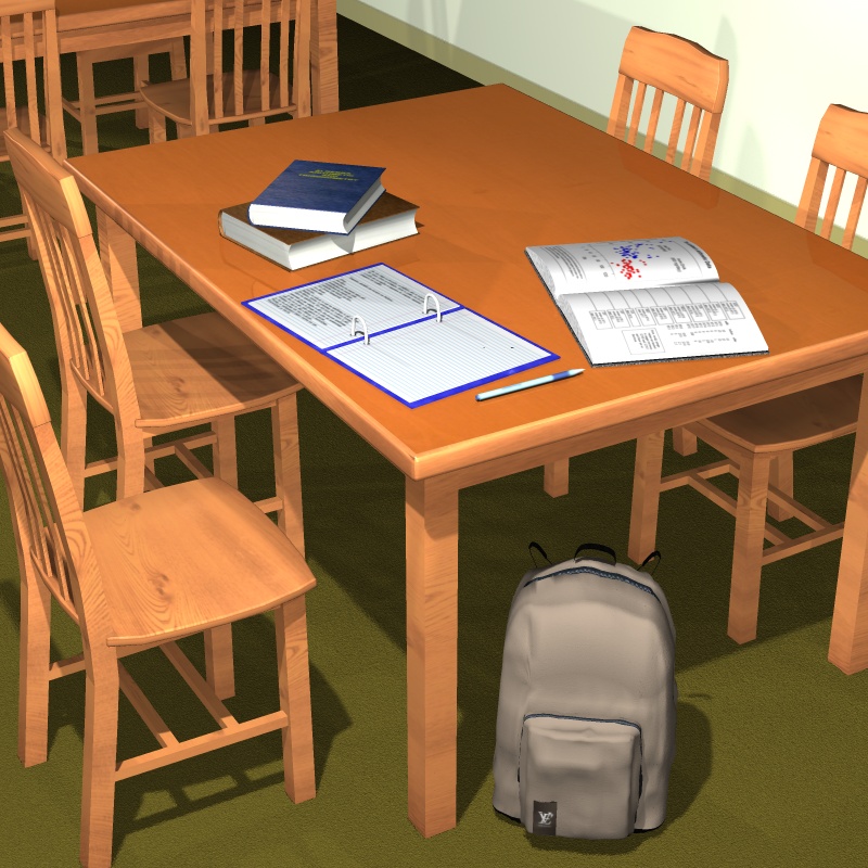 School Library by N/A