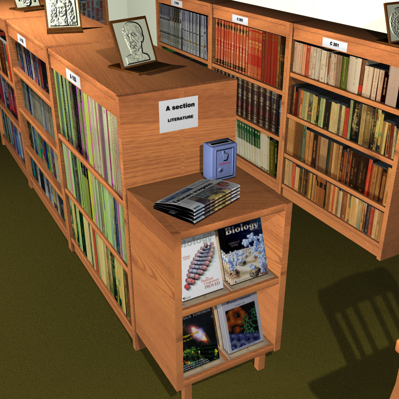 School Library by N/A