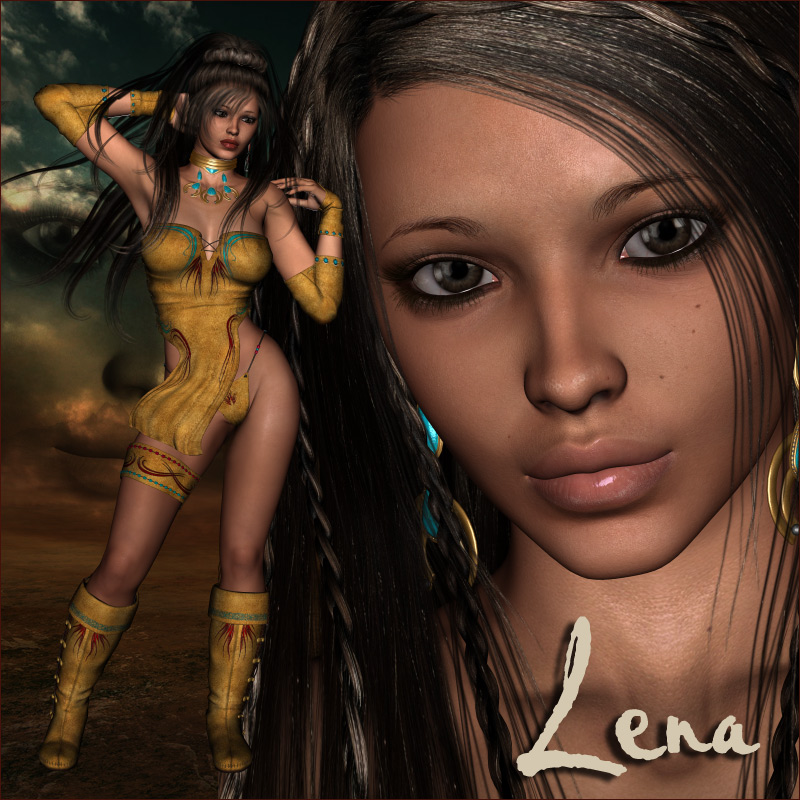Lena V4 Character and Clothing by N/A