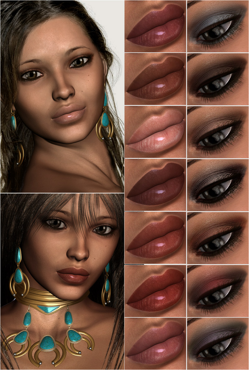 Lena V4 Character and Clothing by N/A