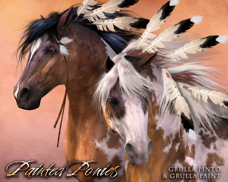 CWRW Painted Ponies TexMap MegaPack by N/A