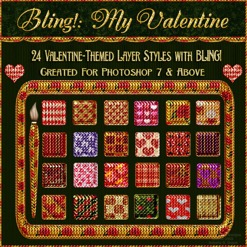 Bling! My Valentine Layer Styles by N/A