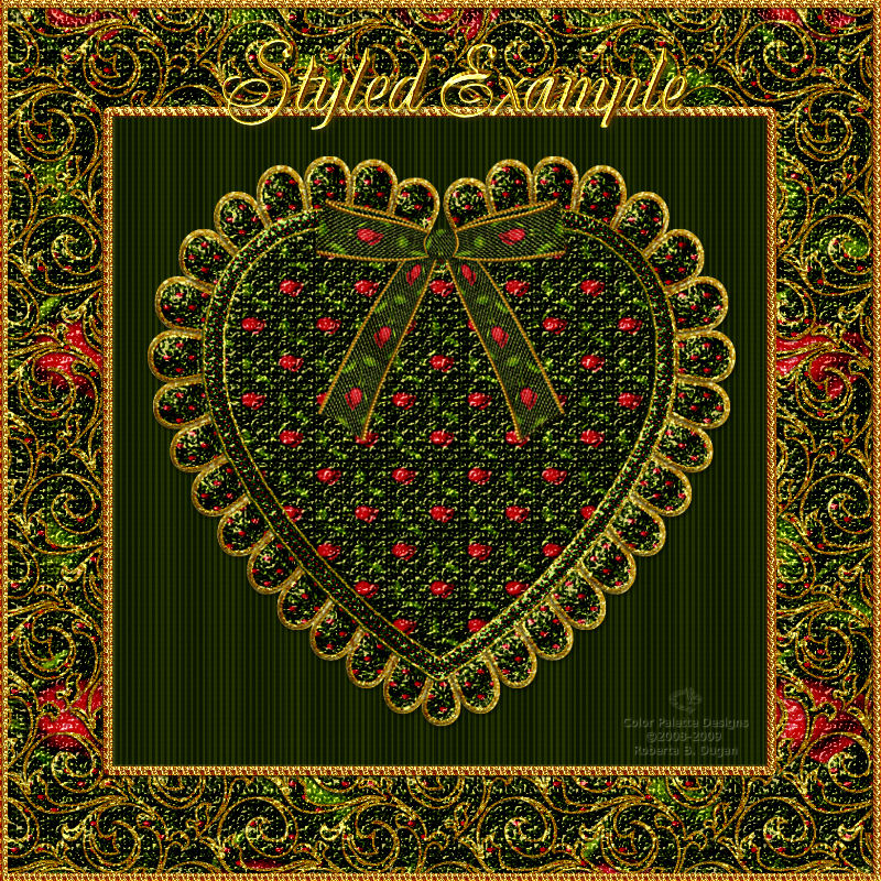Bling! My Valentine Layer Styles by N/A